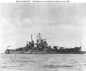 USS Denver, circa 1943