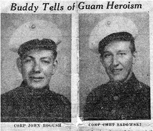 Springfield Newspaper Article: Corps. John Bogush and John Sadowski