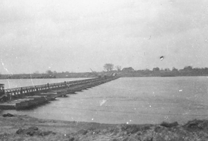 Crossing the Rhine River – The bridge at Wallach, March 1945